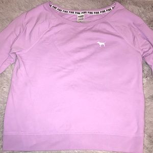 Lilac Victoria Secret Pink Shirt/Sweatshirt
